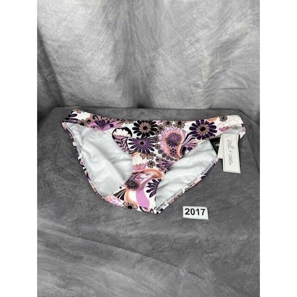Salt + Cove Juniors' Printed Hipster Bikini Bottoms Swimwear Multi Size XL